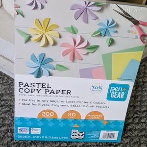 Pastel Copy Paper